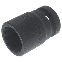 Головка торцевая ударная JTC 12-гранная 1/2" х 18мм, длина 38мм -443918 579312