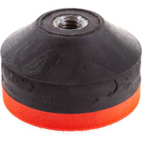 Тарелка опорная цельнорезиновая с липучкой, 70-100 мм АвтоDело 44057 11988