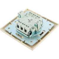 Кнопка звонка LEZARD MIRA крем со вставкой 701-0303-103