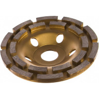 Чаша алмазная двухрядная сегментированная (125х22.2 мм) vertextools 0505-04-125-14