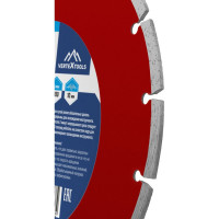 Диск алмазный сегментный (230х22.2 мм) Vertextools 04-230-9