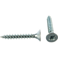 Потайной универсальный шуруп Метизный двор 6,0x40, белый, 8 шт. 4690441019349