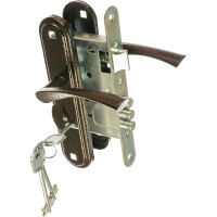 Врезной замок ЗЕНИТ ЗВ9-4-2 медь 15821