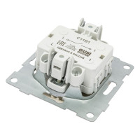 Выключатель GUSI ELECTRIC Ugra 1 клавиша, СУ, 10А, 250В, бежевый С11В1-003