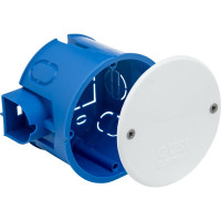 Подрозетник GUSI ELECTRIC с кабель-каналом для сплошных стен 68х45, IP30, евро С3М3