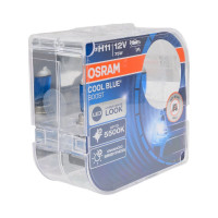Автолампа Osram H11 80 PGJ19-2 +50 BLUE BOOST 5000K, 2шт 12V ,1,10 62211CBB-HCB