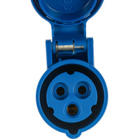 Кабельная розетка PCE 16А 230V 1P+N+E IP44 213-6