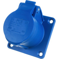 Встраиваемая розетка PCE 16А 230V 1P+N+E IP44 313-6