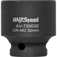 Головка ударная шестигранная (32 мм; 1/2DR) AV Steel AV-720032