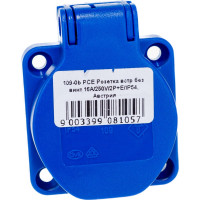 Встраиваемая розетка PCE самозажимные контакты 16A 220V 2P+E IP54 109-0b