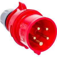 Кабельная вилка PCE, 16А 380V 3P+N+E IP44 015-6