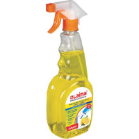 Средство для мытья стекол и зеркал LAIMA 750 мл, PROFESSIONAL Лимон, распылитель, 604653