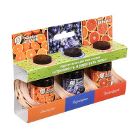 Набор эфирных масел Банные Штучки Стройность и упругость тела, апельсин, грейпфрут, розмарин, 3 масла 30001