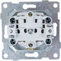 Розетка GUSI ELECTRIC Bravo 1-ой с/з с з/ш, СУ, 16А, 250В, серебро С10Р4-004