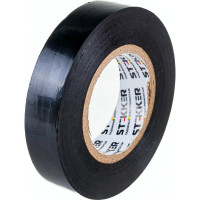 Изоляционная лента STEKKER 0,13x15 мм, 20 м, черная, INTP01315-20 32829