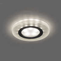 Потолочный светильник с подсветкой FERON 15LED 2835 4000K MR16 50W G5.3, белый матовый, CD8060 32570