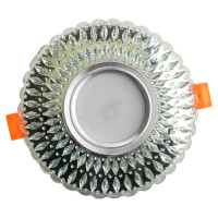 Потолочный светильник с подсветкой FERON 15LED 2835 4000K MR16 50W G5.3 прозрачный хром CD937 29470