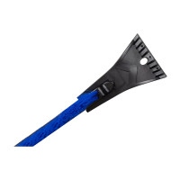 Зимняя щетка со скребком 52 см синяя щетина KRAFT KT 830061