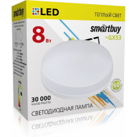 Светодиодная лампа Smartbuy LED Tablet GX53 -8W/3000K/матовый рассеиватель SBL-GX-8W-3K