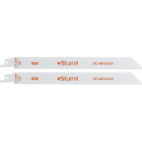Полотно для сабельной пилы по металлу (225 мм; 2 шт.) Sturm 9019-03-S1122BF