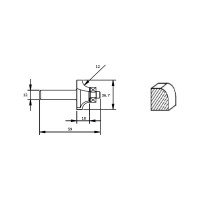 Фреза HM карнизная (12х18х59х36.7 мм) REDVERG 840471 6625671