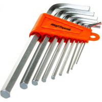 Набор Г-образных удлиненных ключей AV Steel  HEX 1/16-3/8 9 предм. AV-362209
