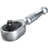 Трещотка AV Steel 1/4 72-зубца укороченная 95мм AV-508600