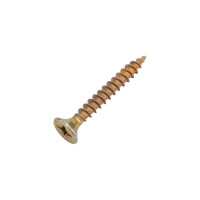 Шуруп VIPкрепеж жёлтый цинк 4,5х35 140 шт 31362 VIPL