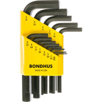 Набор из 13 дюймовых черных ключей BONDHUS S .050-3/8" 12237