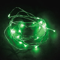 Гирлянда FERON 20 LED зеленый, батарейки 2 АА, IP 20, шнур 0,5м ,CL570 32366