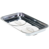 Прямоугольная металлическая магнитная миска для крепежа АвтоDело 142х241 мм 40326 15133