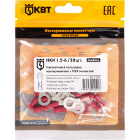 Кольцевой наконечник КВТ НКИ 1,5-6 30шт. 91000