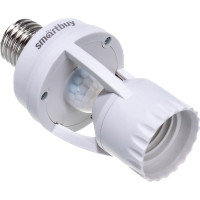 Инфракрасный датчик движения Smartbuy в патрон E27, 60Вт, до 6м, IP20 sbl-ms-010