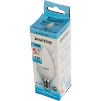 Светодиодная лампа Smartbuy LED C37-05W/4000/E14 SBL-C37-05-40K-E14