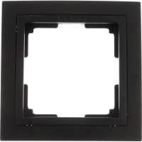 Рамка Smartbuy 1-местная пластик черная Нептун SBE-05b-Plastic-FR-1