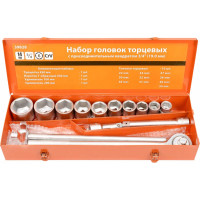 Набор головок АвтоDело 3/4" 22-50 мм 14 предметов 39828 13055