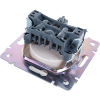 Розетка Smartbuy без заземления 10А бежевая Нептун SBE-05i-16-S1-N