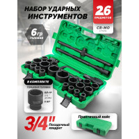 Набор инструментов Rockforce ударных 26пр RF-68262-5MPB(28189)