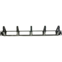 Органайзер NIKOMAX 19", 1U, кольца 60мм 2шт. NMC-OK600H-1U-BK-2