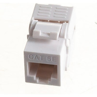 Модуль Keystone NIKOMAX Кат.5е, RJ45/8P8C, 180 градусов, самозажимной, неэкран., белый NMC-KJUD2-ET-WT