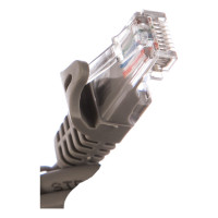 Шнур NIKOMAX U/UTP 4 пары, Кат.5e, 2хRJ45/8P8C, T568B, 7x0,175мм, LSZH, серый, 2м NMC-PC4UD55B-ES-020-C-GY