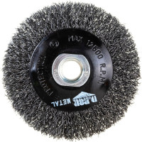 Щётка коническая гофрированная METAL Standard (100 мм; М14) для УШМ D.BOR D10-MS-100-M14-030