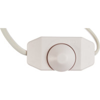 Шнур с плоской вилкой и диммером Smartbuy 1,7 метра белый ШВВП 2х0,75мм2 SBE-06-P07-w