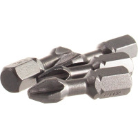 Биты фрезерованные (20 шт; Ph2; 25 мм; Torsion) D.BOR D-T-PH02-025-020