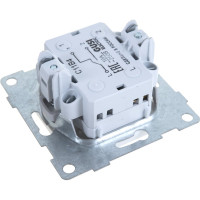 Механизм проходного переключателя GUSI ELECTRIC Ugra 1кл., СУ, 10А, 250В, белый С11В4-001