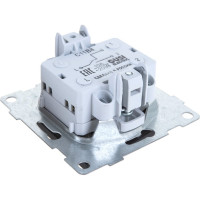 Механизм проходного переключателя GUSI ELECTRIC Ugra 1кл., СУ, 10А, 250В, графит С11В4-010