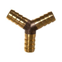 Разветвитель Y-образный елочка 12 мм с хомутами ROCKFORCE RF-E102-5/4(1774)