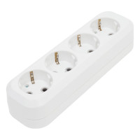 Колодка Smartbuy 4 гнезда 16А/3,5кВт с заземлением SBE-16-4-00-Z