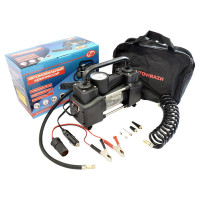 Компрессор AUTOVIRAZH двухцилиндровый 75 л/мин с манометром шт AV-010750