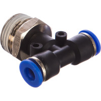 Фитинг Т-образный с наружной резьбой (6 мм; 1/2") для пластиковых трубок ROCKFORCE RF-SPB06-04(2058)